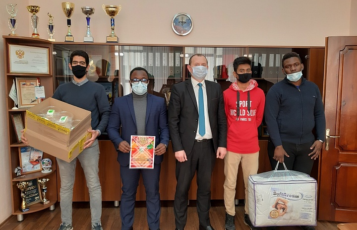 Награждение иностранных студентов за участие в конкурсе «Я студент Мичуринского ГАУ»