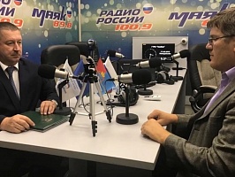 Ректор Мичуринского ГАУ, куратор партпроекта "Российское село" в Тамбовской области Вадим Бабушкин на радио "Маяк"
