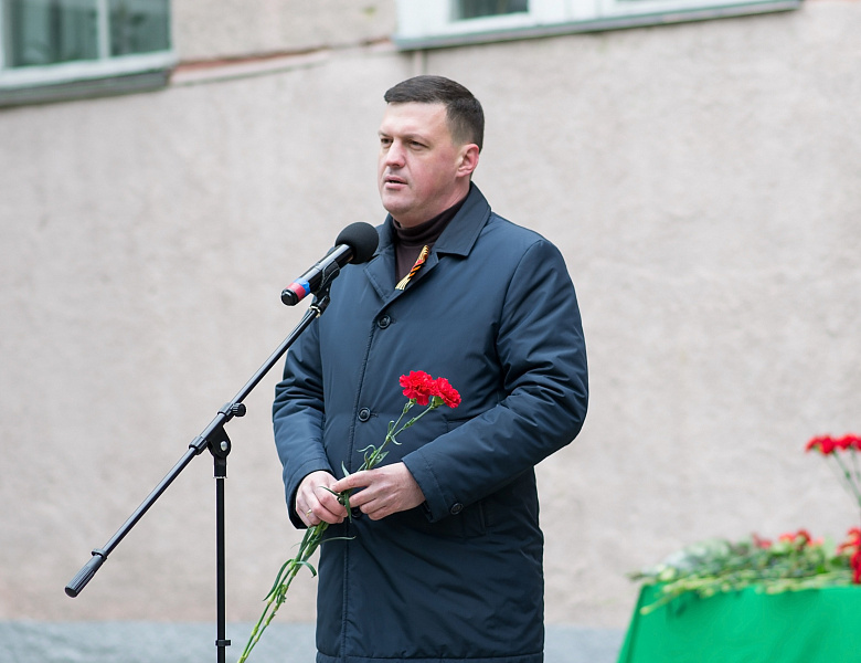В День Победы в Мичуринском ГАУ увековечили память о герое СВО