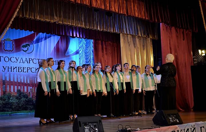 Хор Мичуринского ГАУ одержал победу в конкурсе патриотической песни