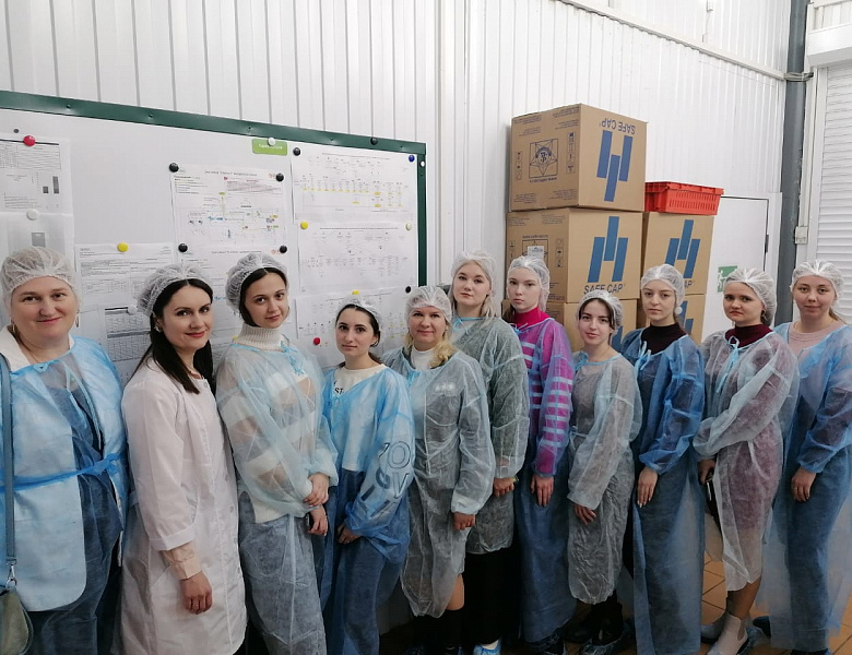 Студенты Мичуринского ГАУ побывали на Маслозаводе «Дружба»