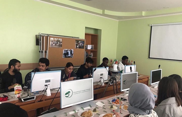 Масленица для актива иностранных студентов Мичуринском ГАУ