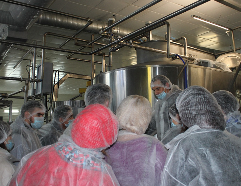 Студенты Мичуринского ГАУ посетили Бондарский сыродельный завод