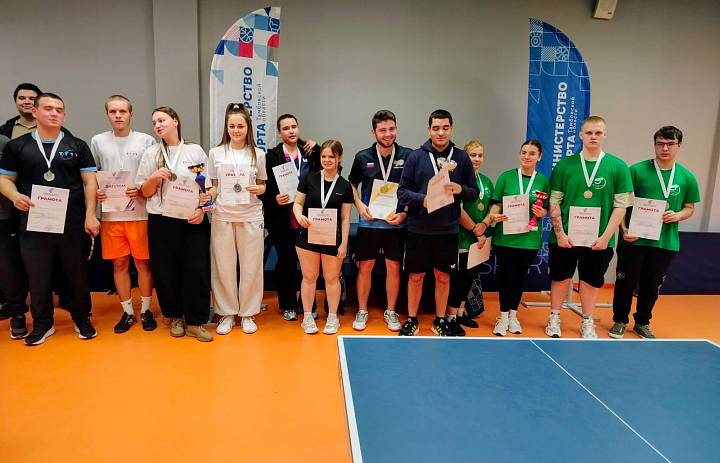 Соревнования по настольному теннису в рамках универсиады среди вузов Тамбовской области 